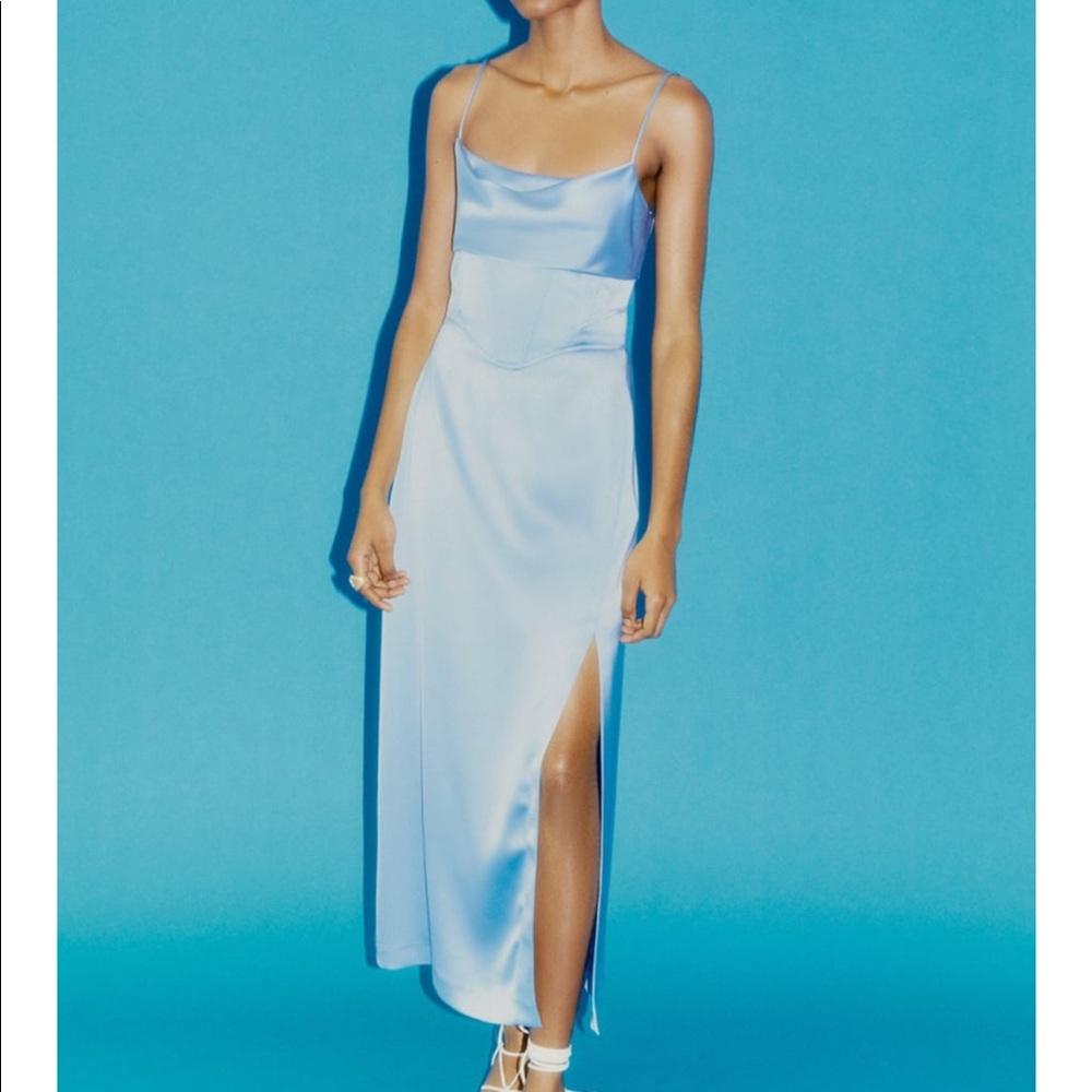 ZARA NWT CORSETRY SLIP DRESS